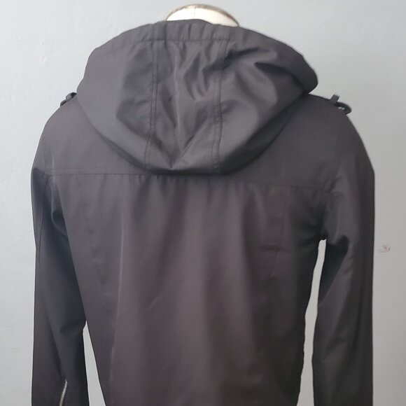 GUESS Zip Front Jacket/ Waist Length Weatherproof Bomber Style/ Size M - Picture 4 of 7